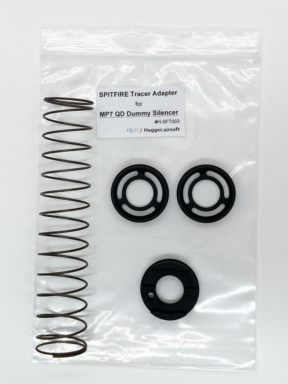 Hugger Spitfire Tracer Unit Adopter for MP7 / MP9 / G&P M11 / 5KU AK PBS-1 Dummy Suppressors Dummy-5KU AK PBS-1