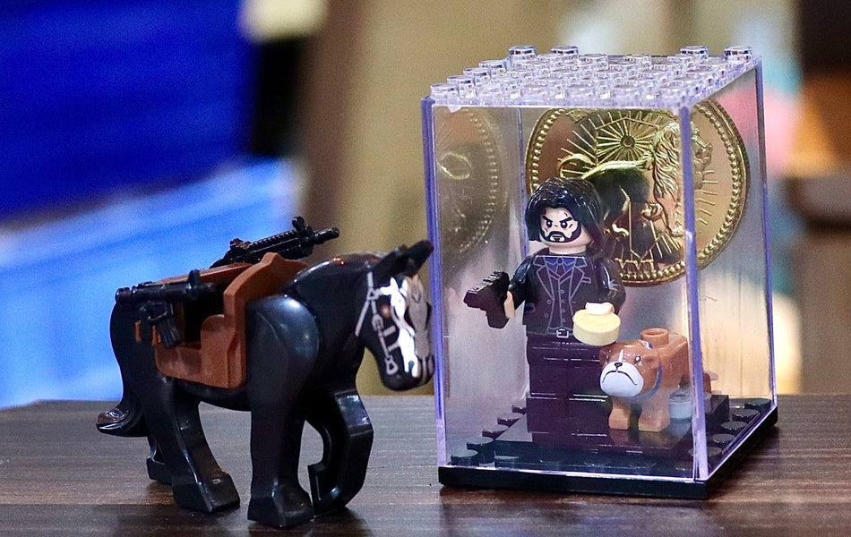 John Wick JW Style Building Blocks Set Dummy Toys Model ( 1:35 ）