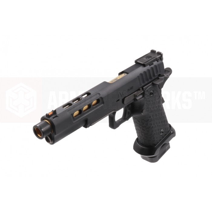 EMG / STI DVC 3-GUN 2011 AW-Hi-Capa GBB Pistol ( Threaded ) ( Black )