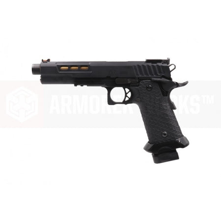 EMG / STI DVC 3-GUN 2011 AW-Hi-Capa GBB Pistol ( Threaded ) ( Black )