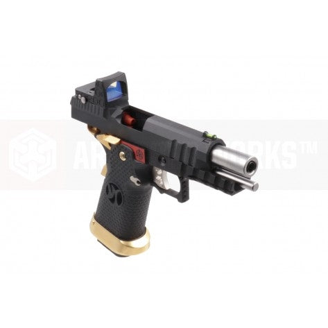 AW HX2601 GBB Airsoft Pistol ( BK / Gold )