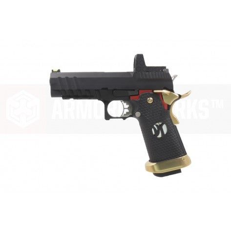 AW HX2601 GBB Airsoft Pistol ( BK / Gold )