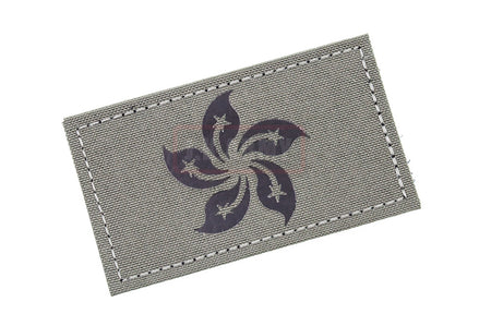 Infra Red Patch - Grey HKSAR ( Hong Kong ) Flag Type B ( Free Shipping )