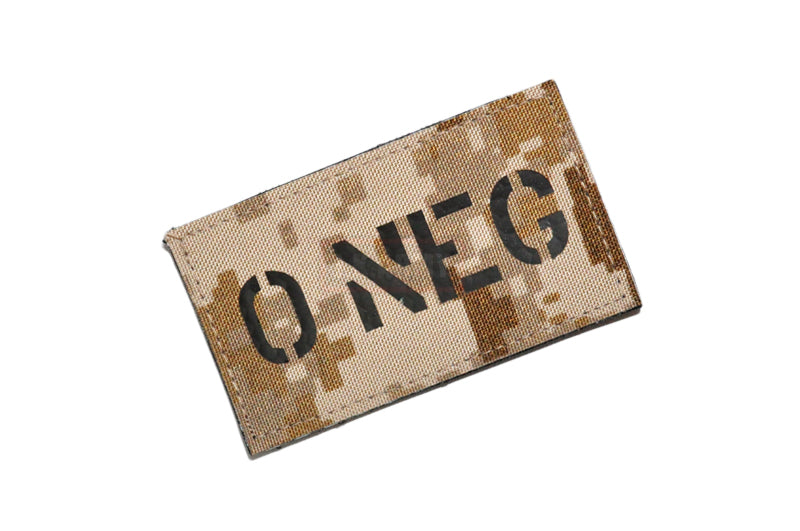 Infrared Reflective Patch - O- NEG ( AOR1 ) ( Free Shipping )