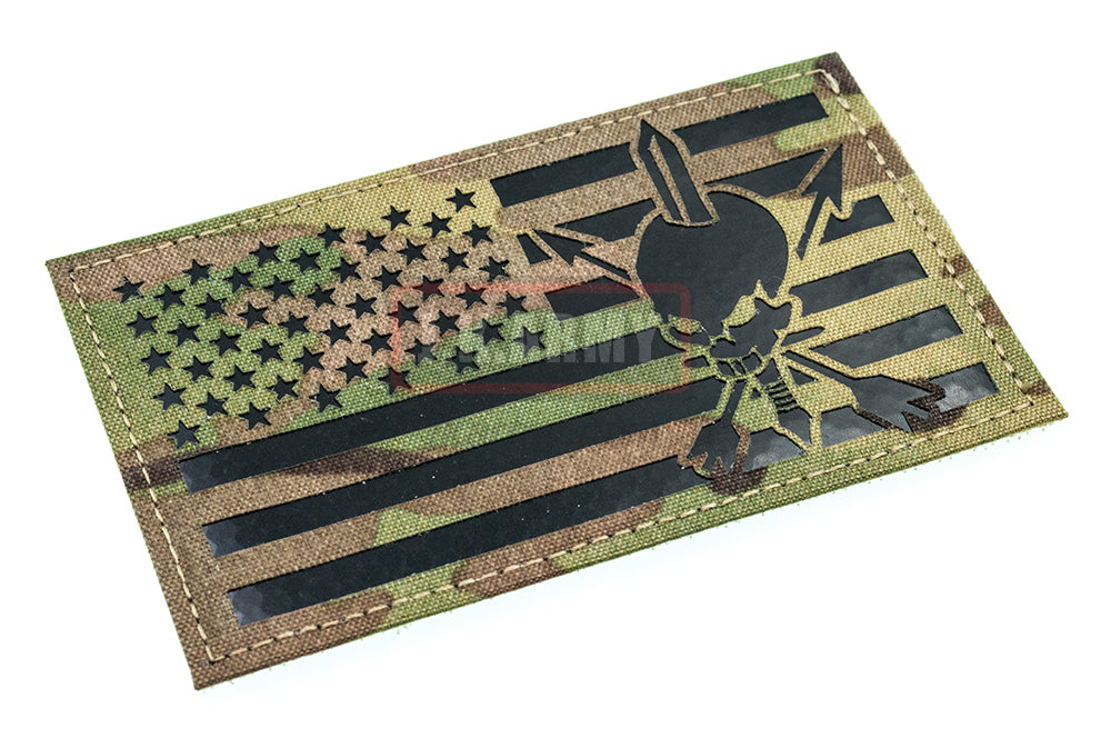 Infrared Reflective Patch - NOUS DEFIONS US Flag Forward 3" x 5" ( Multicam ) ( Free Shipping )
