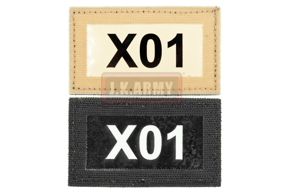 IR Reversible Patch - Call Sign BK & TAN - X01 ( Free Shipping )