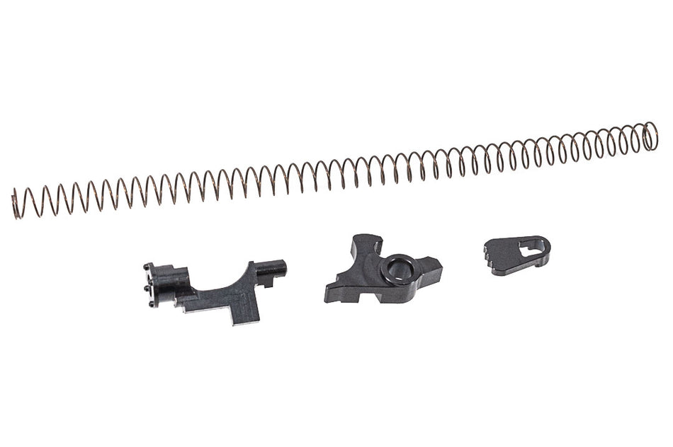 ITP Steel Trigger Group Parts For Marui TM SAIGA-12 GBB Series ( w/ Magwell & Spring ) Black