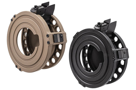 ITP SAIGA 12K Shotgun Drum Magazine Kit For Marui TM SAIGA-12 GBB Series-Black