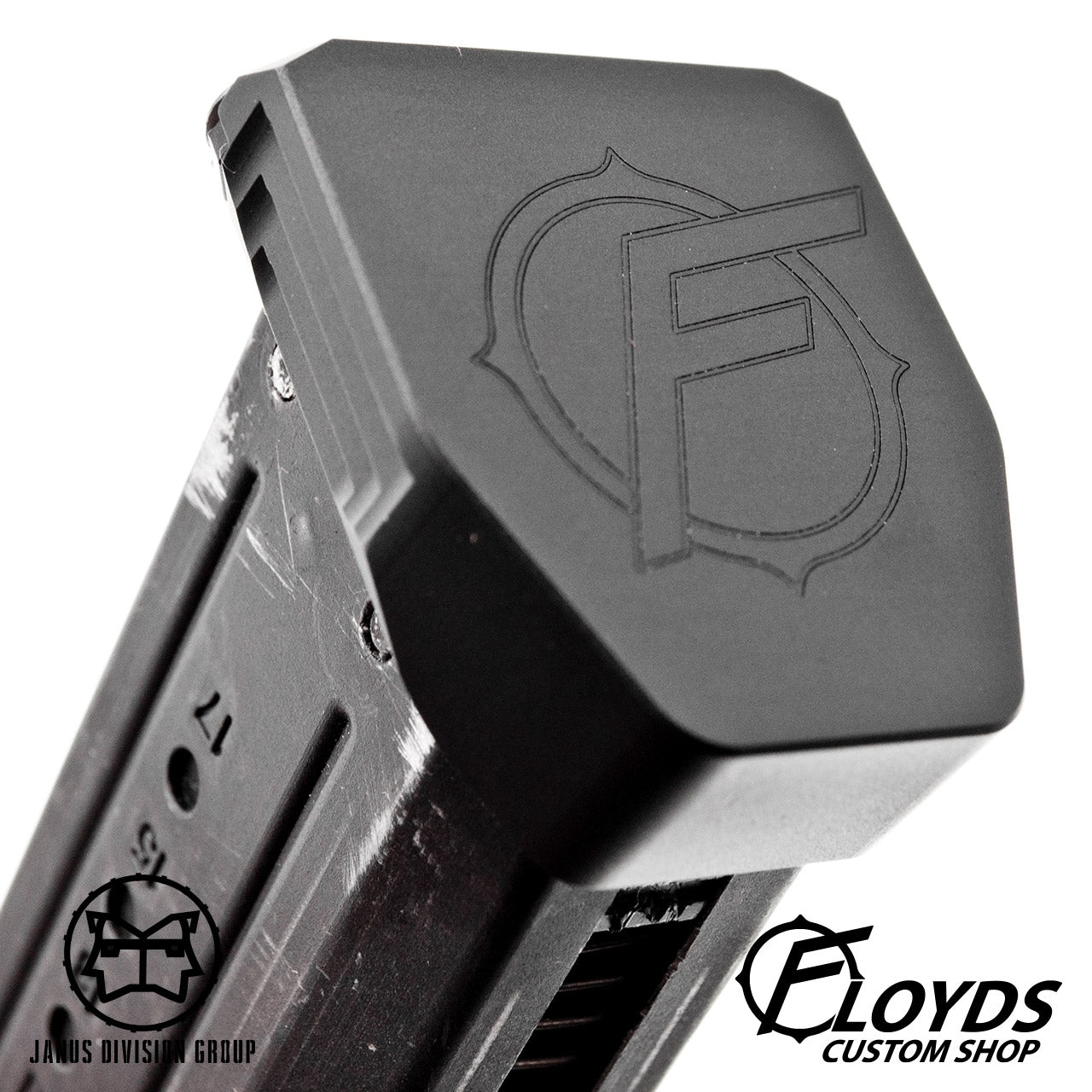 JDG Floyds Licensed Mag Base Plate for TM M&P  ( Real Type Style ) - Limited Edition-Titanium Grey