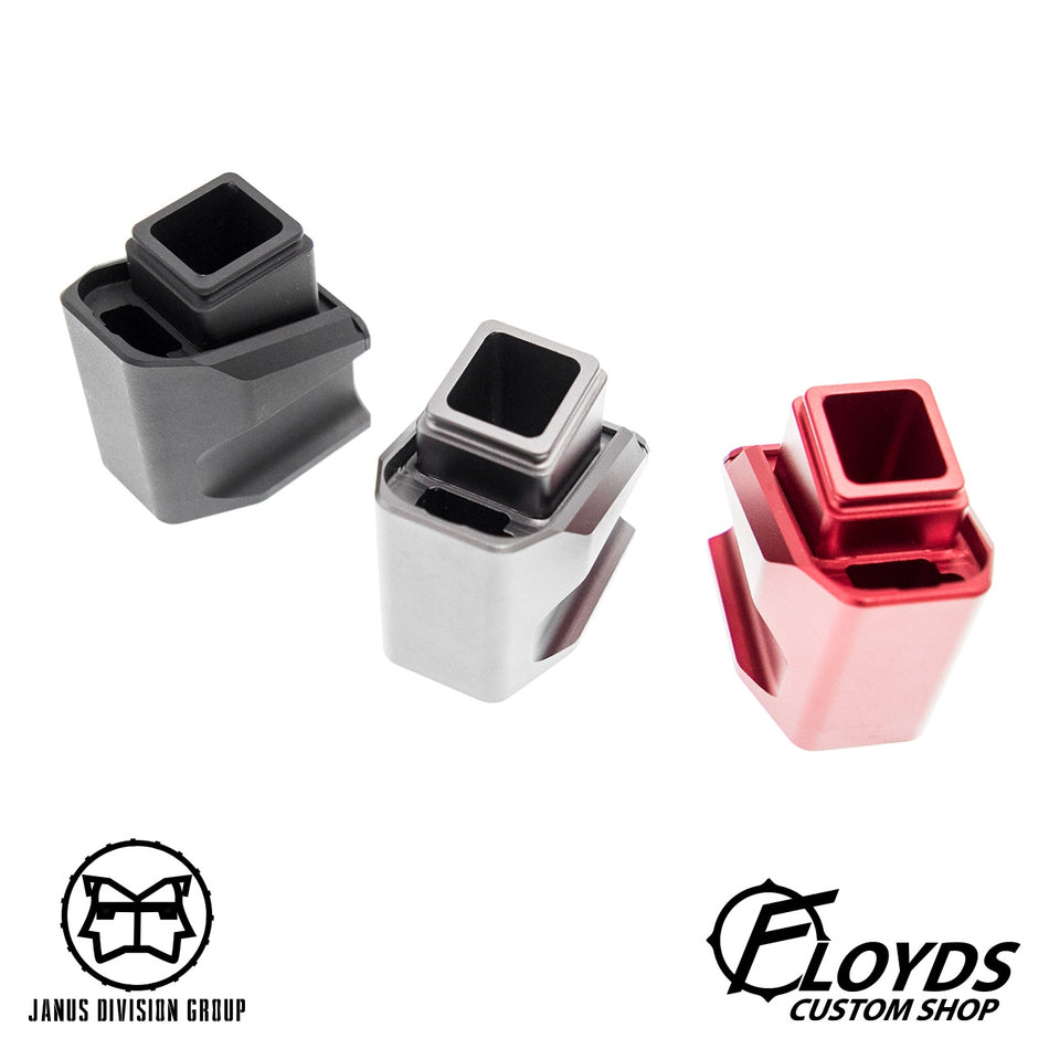JDG Floyds Licensed Magazine Extension Pad for TM / WE GLK Model ( Functional // +Gas +BBs Rds ) ( G Model )-Red