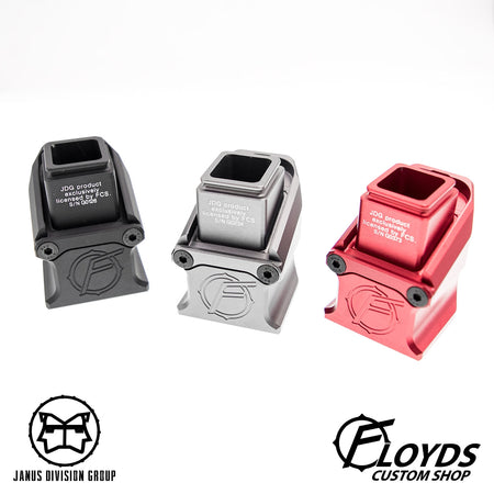 JDG Floyds Licensed Magazine Extension Pad for TM / WE GLK Model ( Functional // +Gas +BBs Rds ) ( G Model )-Red