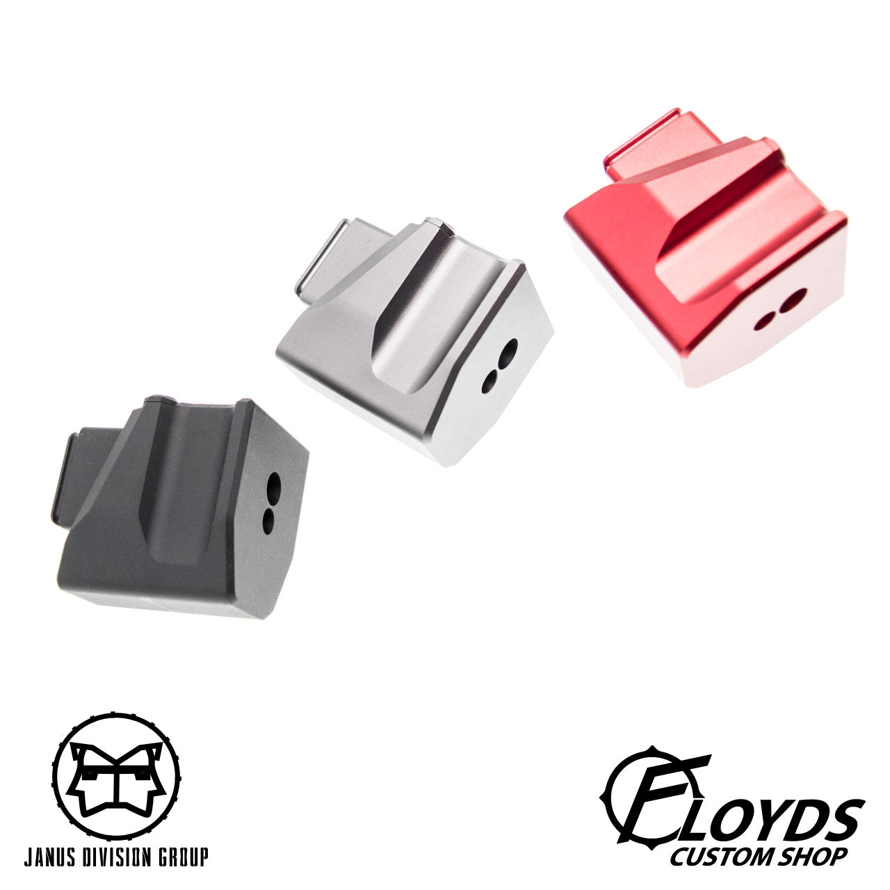 JDG Floyds Licensed Magazine Extension Pad for TM / WE GLK Model ( Functional // +Gas +BBs Rds ) ( G Model )-Red
