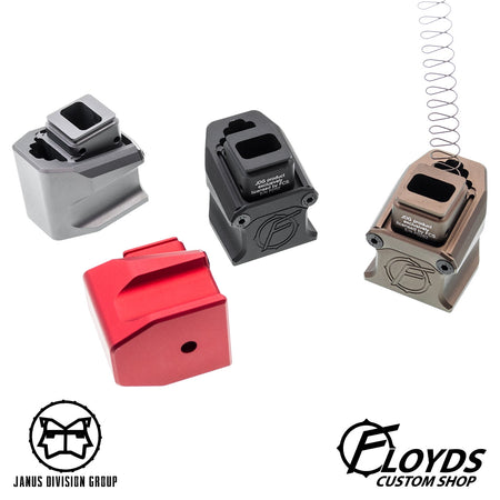 JDG Floyds Licensed Magazine Extension Pad for TM M&P ( Functional // +Gas +BBs Rds )-Brown