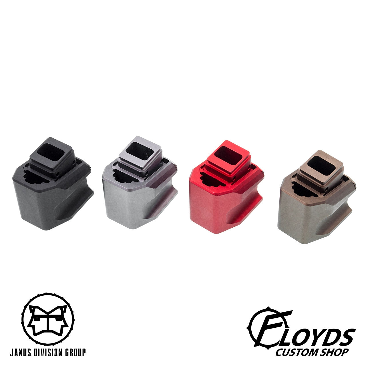 JDG Floyds Licensed Magazine Extension Pad for TM M&P ( Functional // +Gas +BBs Rds )-Brown