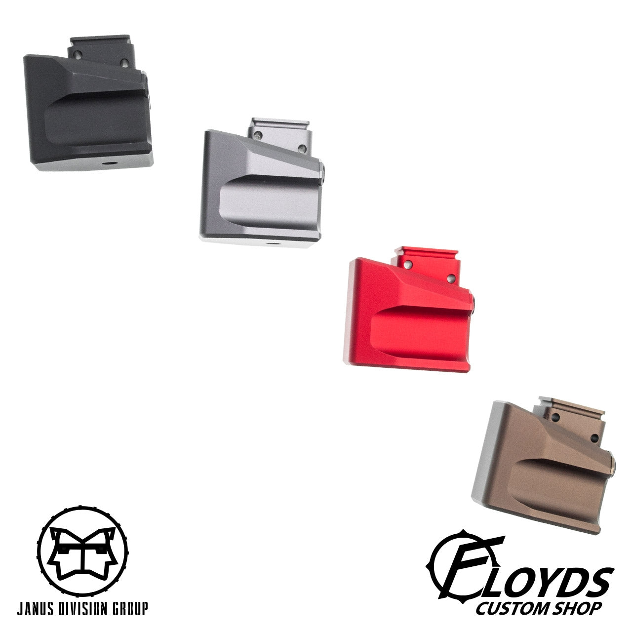 JDG Floyds Licensed Magazine Extension Pad for TM M&P ( Functional // +Gas +BBs Rds )-Brown