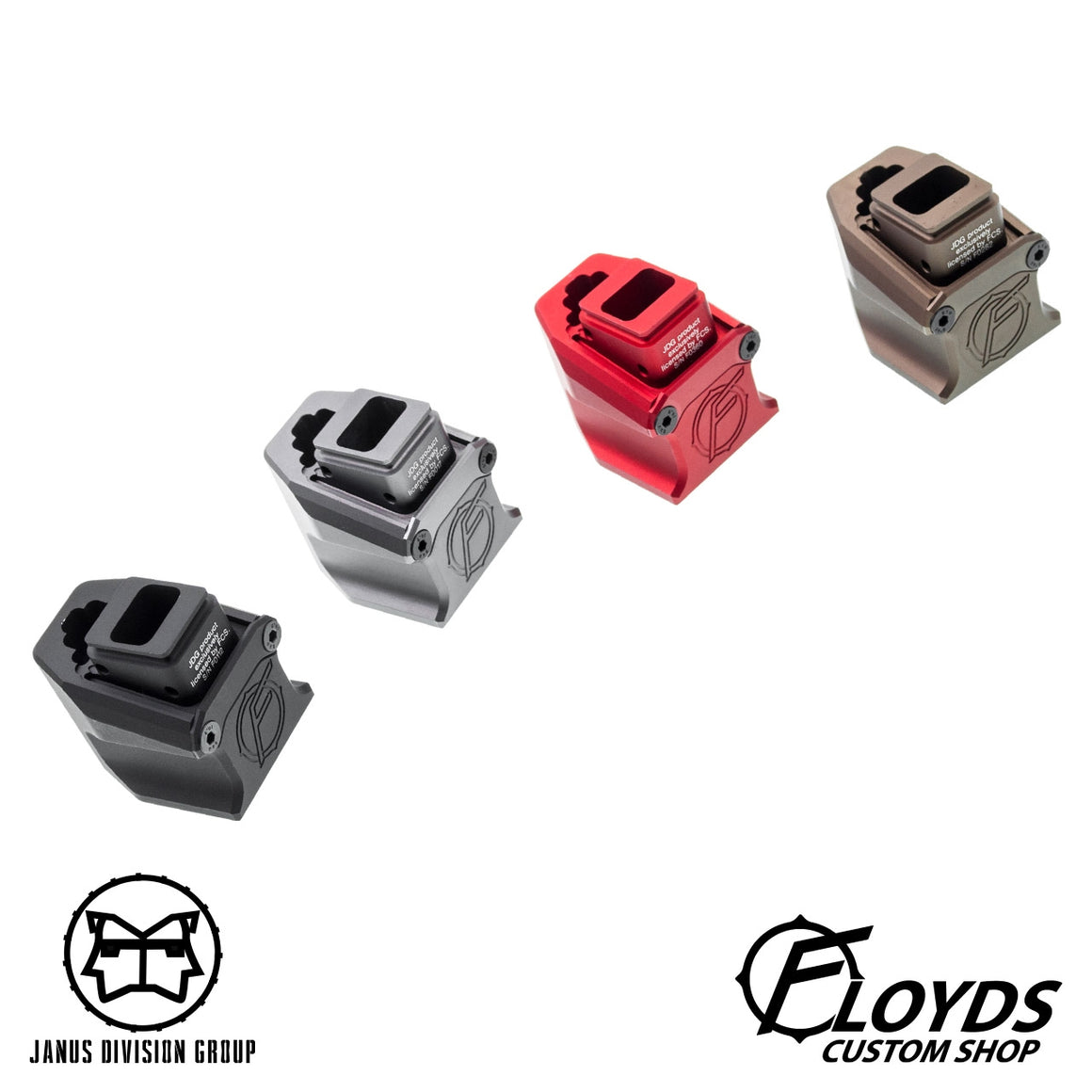 JDG Floyds Licensed Magazine Extension Pad for TM M&P ( Functional // +Gas +BBs Rds )-Brown