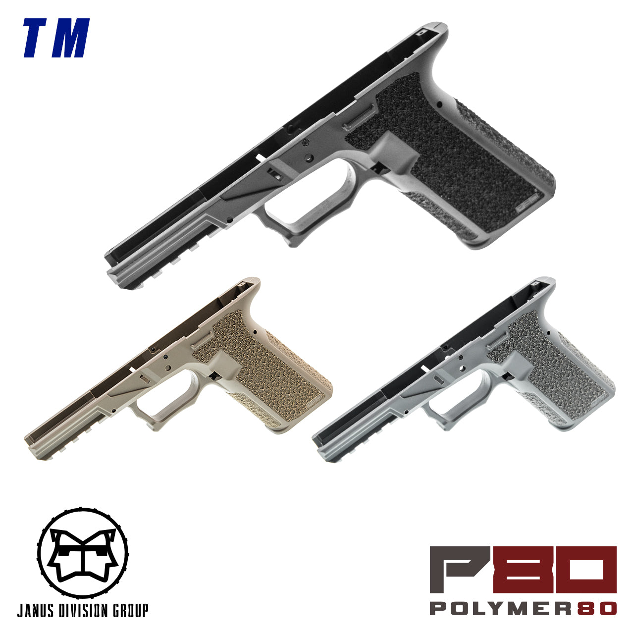 JDG Polymer80 Licensed P80 PF940V2 Airsoft Frame For G Model 17 Gen3 ( TM / WE ) ( G17 GEN3 )