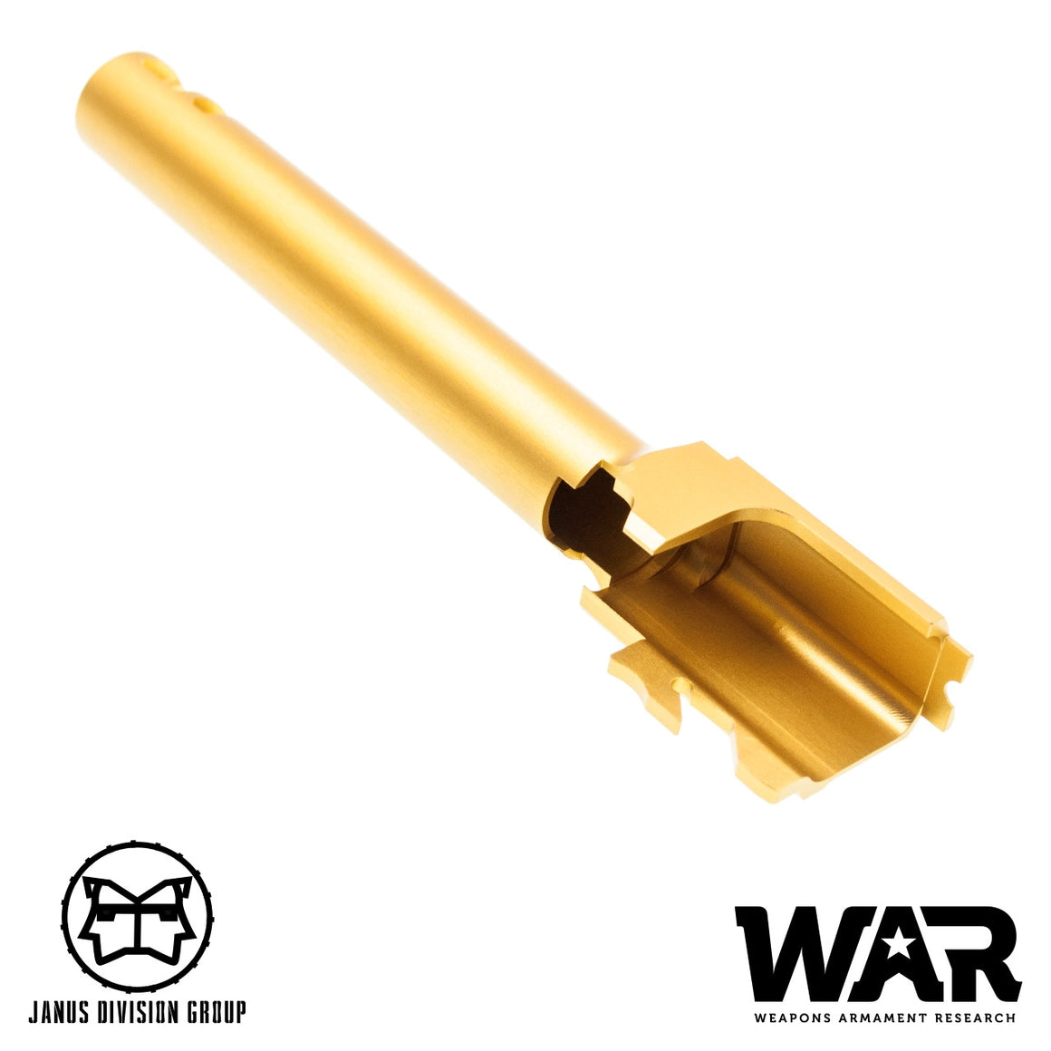 JDG WAR Afterburner M&P 1.0 Slide Set for TM M&P9 ( Licensed by WAR ) ( Titanium Grey w/ Gold Barrel )