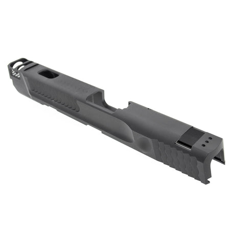JDG WAR Afterburner M&P 1.0 Slide Set for TM M&P9 ( Licensed by WAR ) ( Titanium Grey w/ Gold Barrel )