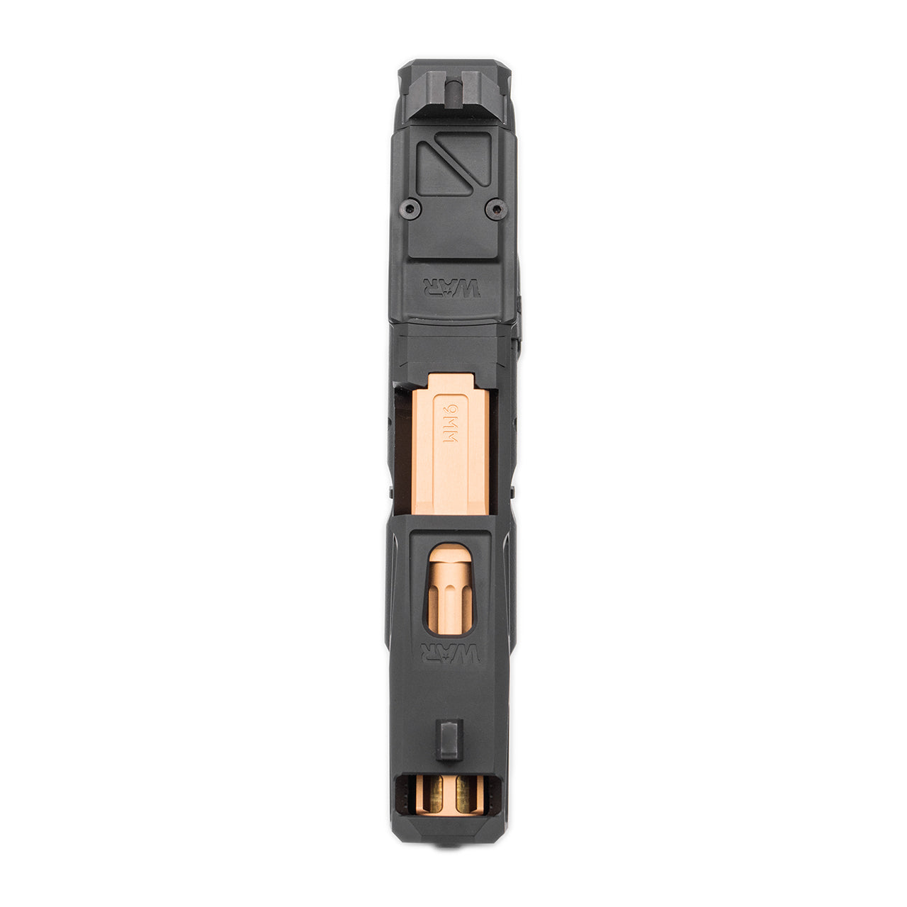 JDG WAR Afterburner RMR Slide Set for TM Model 19  ( Licensed by WAR ) ( Black Slide w/ Rose Gold Barrel )
