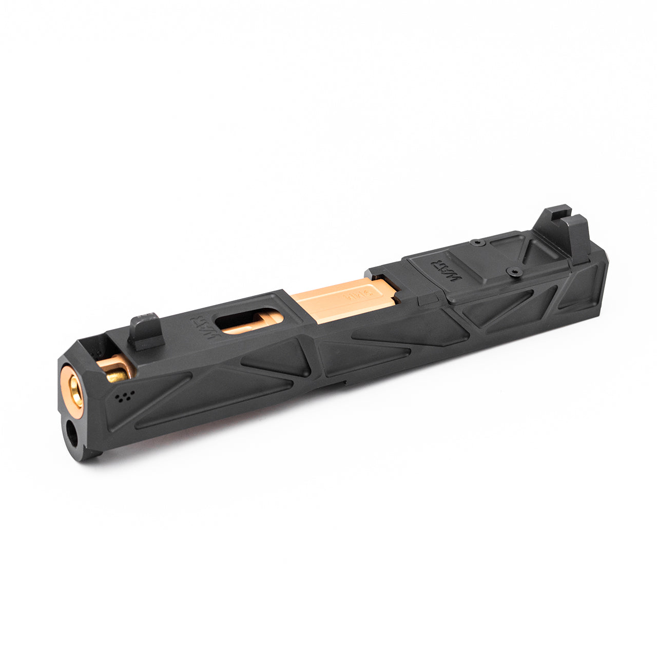 JDG WAR Afterburner RMR Slide Set for TM Model 19  ( Licensed by WAR ) ( Black Slide w/ Rose Gold Barrel )