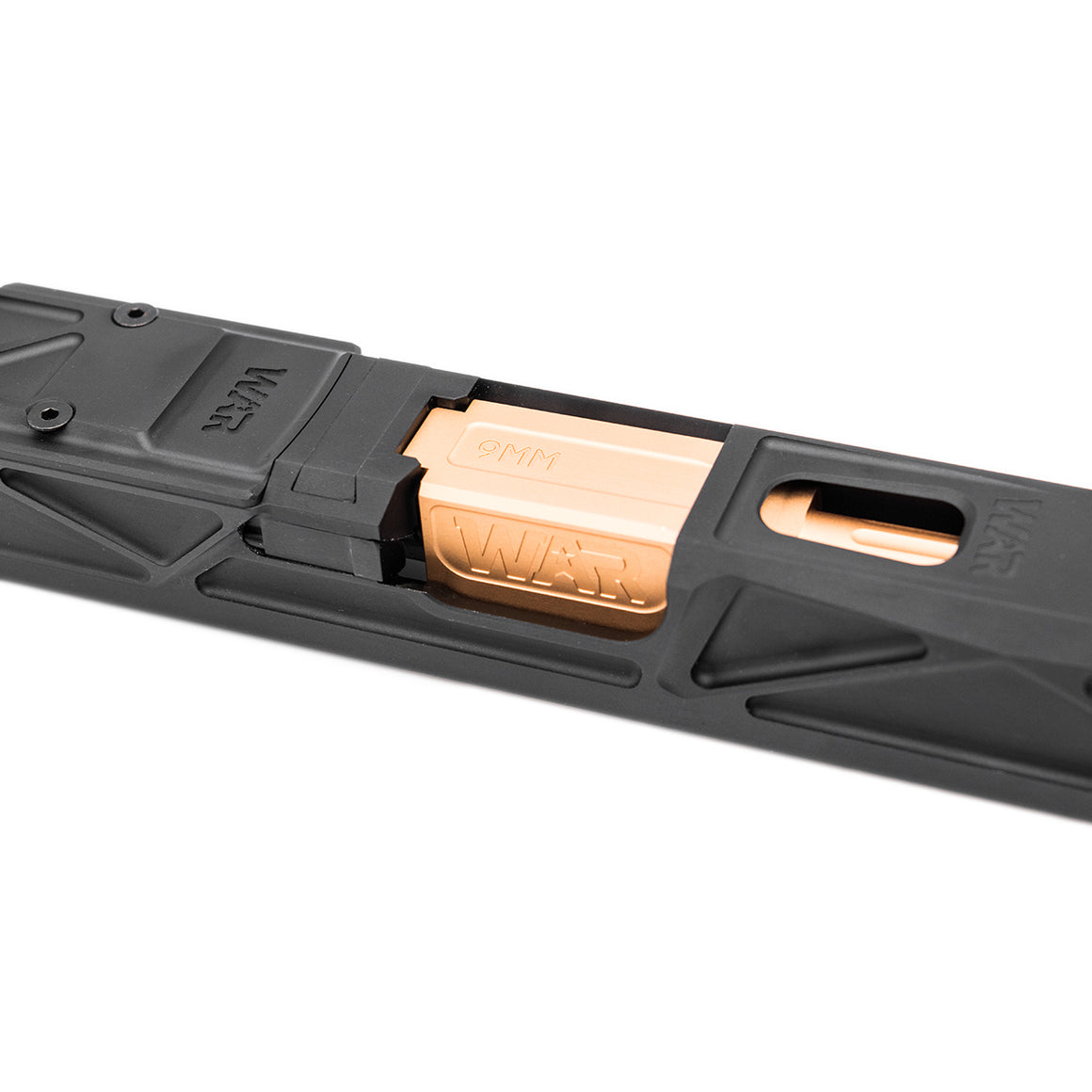 JDG WAR Afterburner RMR Slide Set for TM Model 19  ( Licensed by WAR ) ( Black Slide w/ Rose Gold Barrel )