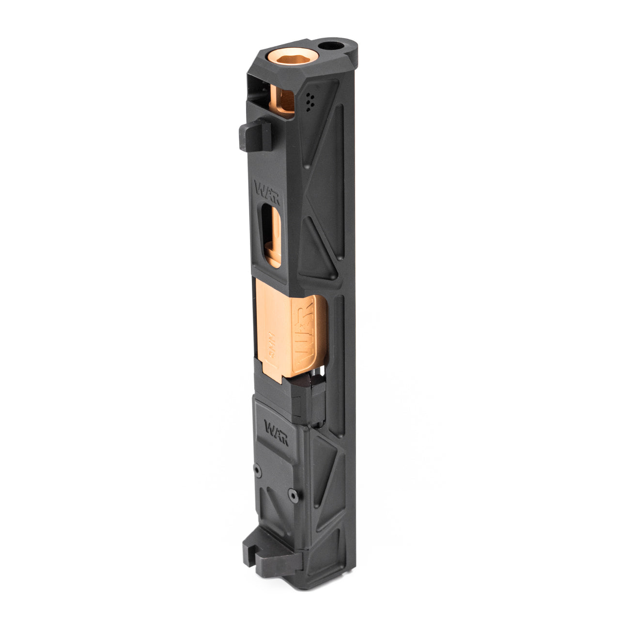 JDG WAR Afterburner RMR Slide Set for TM Model 19  ( Licensed by WAR ) ( Black Slide w/ Rose Gold Barrel )
