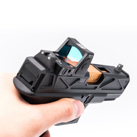 JDG WAR Afterburner RMR Slide Set for TM Model 19  ( Licensed by WAR ) ( Black Slide w/ Rose Gold Barrel )