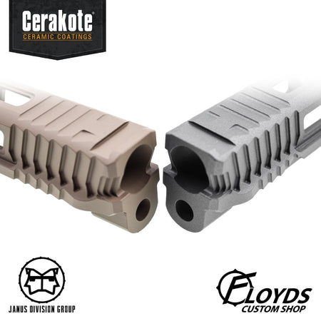 JDG Floyds Licensed The Poseidon Style M&P RMR Cut Slide Set for TM M&P9L GBBP Series ( CERAKOTE Tactical Grey )