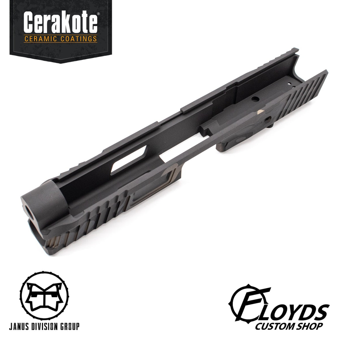 JDG Floyds Licensed The Poseidon Style M&P RMR Cut Slide Set for TM M&P9L GBBP Series ( CERAKOTE MultiCam Black Style )