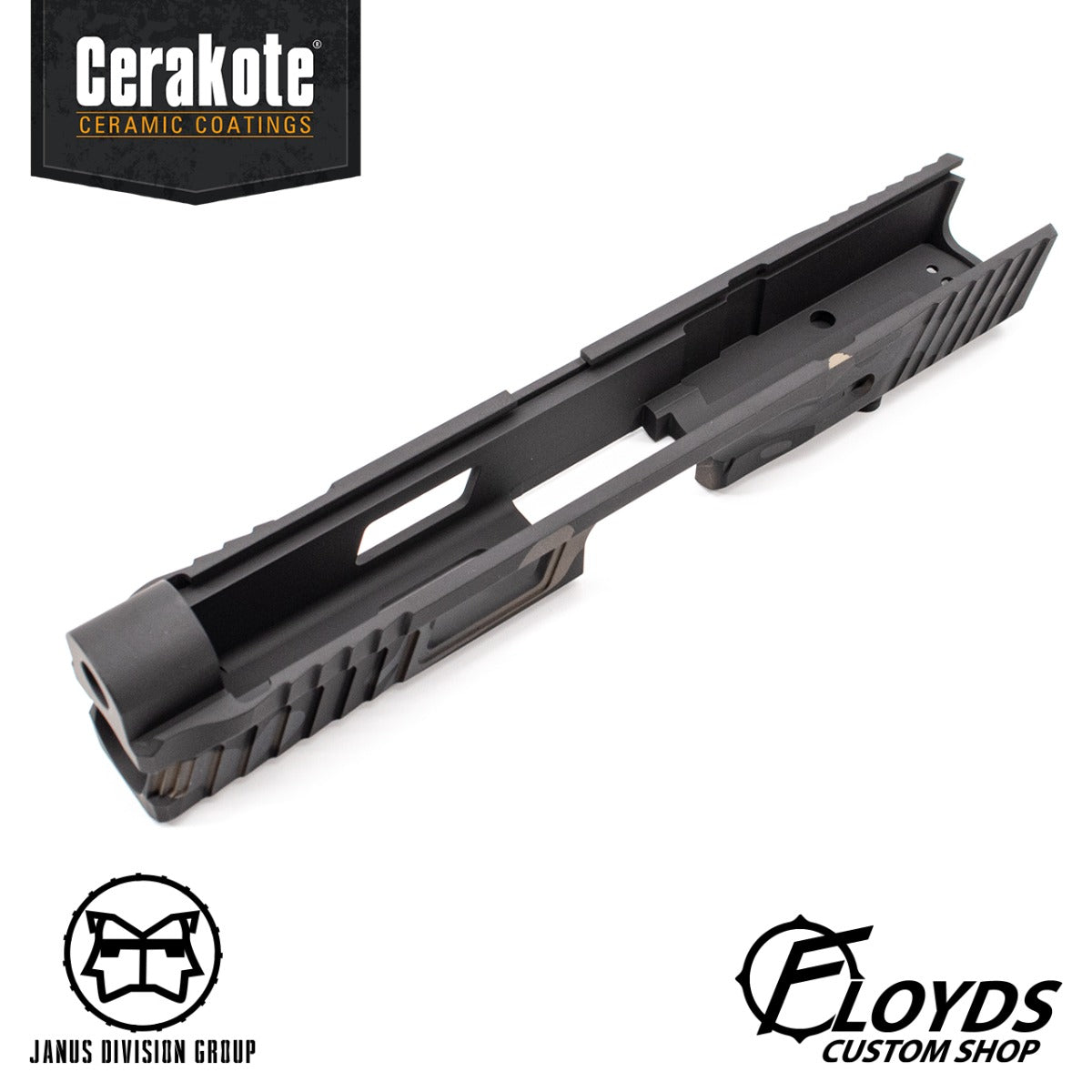 JDG Floyds Licensed The Poseidon Style M&P RMR Cut Slide Set for TM M&P9L GBBP Series ( CERAKOTE MultiCam Black Style )