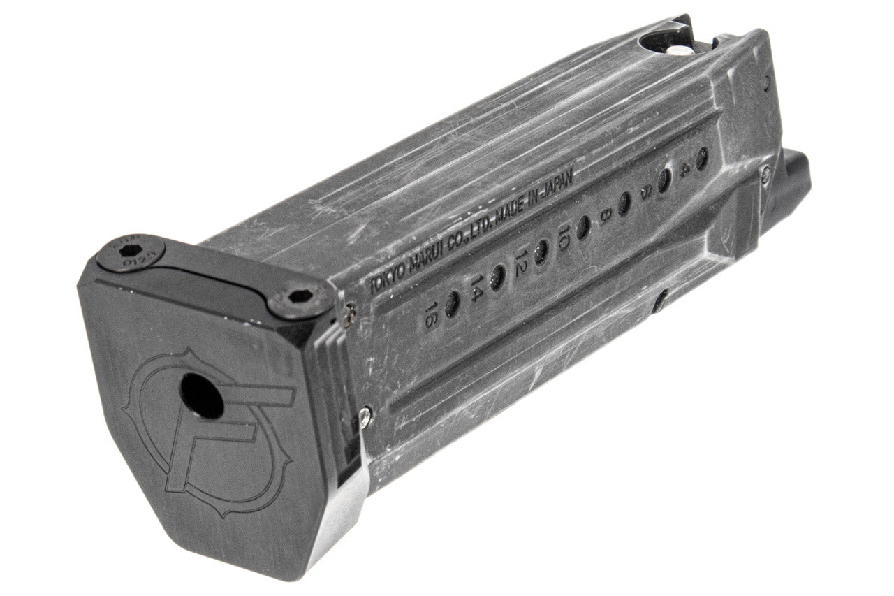 JDG Floyds Licensed Mag Base Plate for Marui TM M&P GBBP ( Hole Type Dummy Style )-Grey