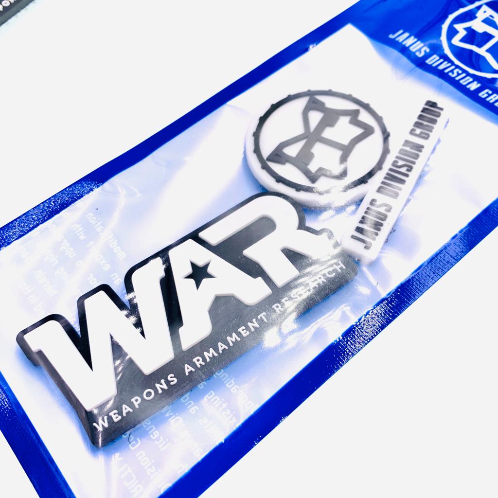 JDG & WAR Souvenir PVC Patch ( Set A )