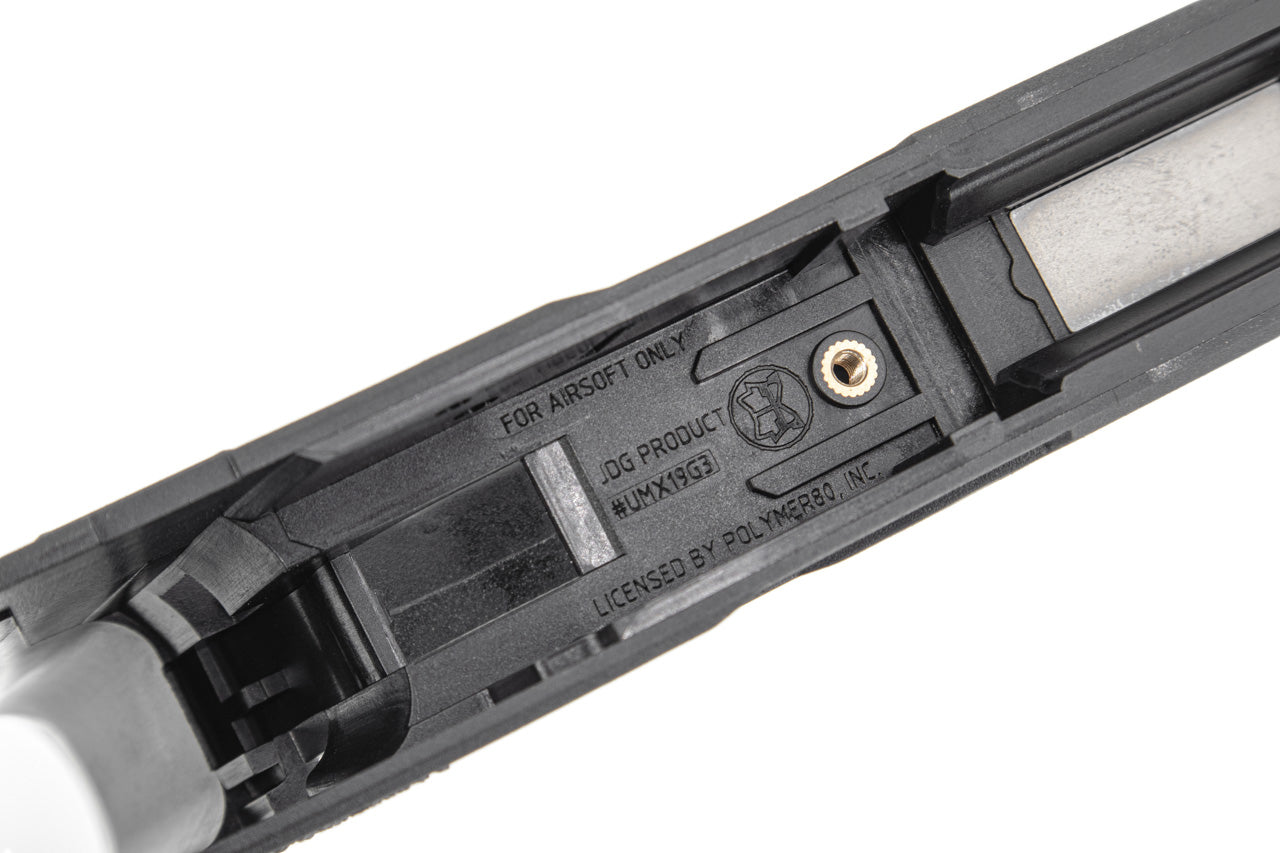 JDG Polymer80 Licensed P80 PF940C Compact Airsoft Frame for UMAREX / VFC Glock 19 Gen3 / TM 19 Gen3 GBBP Series ( G19 Gen 3 )-#UMX19G3 ( UMAREX / VFC )-Cobalt Gray