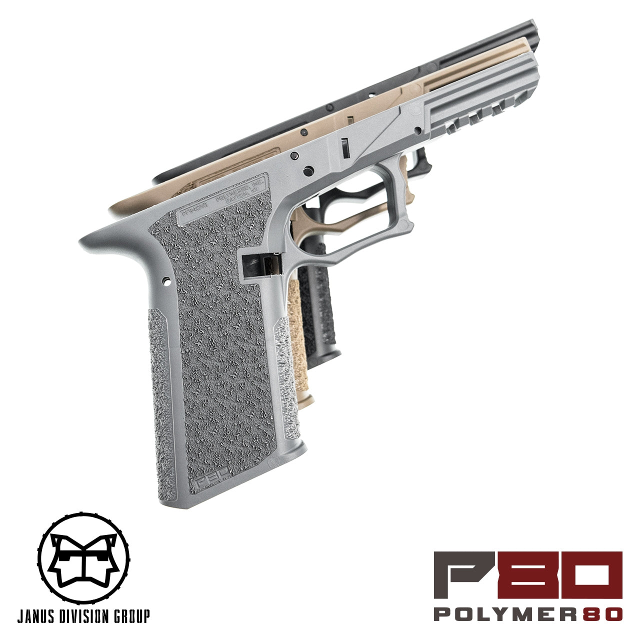 JDG Polymer80 Licensed P80 PF940V2 Airsoft Frame for Glock 17 Gen3