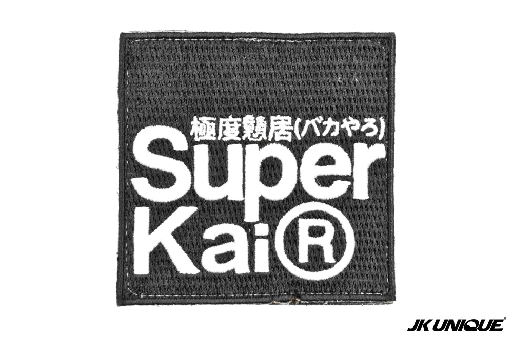 JK UNIQUE Patch - SUPER KAI ( Black ) ( Free Shipping )