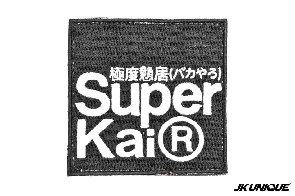 JK UNIQUE Patch - SUPER KAI ( Black ) ( Free Shipping )