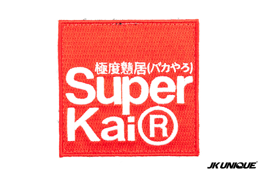 JK UNIQUE Patch - SUPER KAI ( Red ) ( Free Shipping )