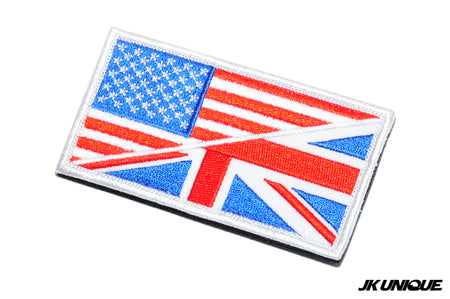 JK UNIQUE Patch - USA x UK ( Full Color ) ( Free Shipping )