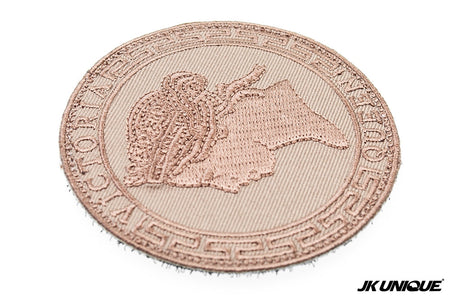 JK UNIQUE Patch - VICTORIA QUEEN Style 80mm ( Brown )