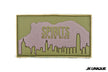 JK UNIQUE PVC Patch - 獅子山下精神 SPIRITS NEVER DIES ( OD ) ( Free Shipping )