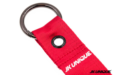 JK UNIQUE RB Webbing Keychain 13Inch - Super Kai 極度戇居 ( Red )