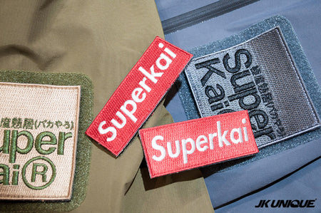 JK UNIQUE Patch - SUPER KAI ( Supreme Style Red ) ( Free Shipping )