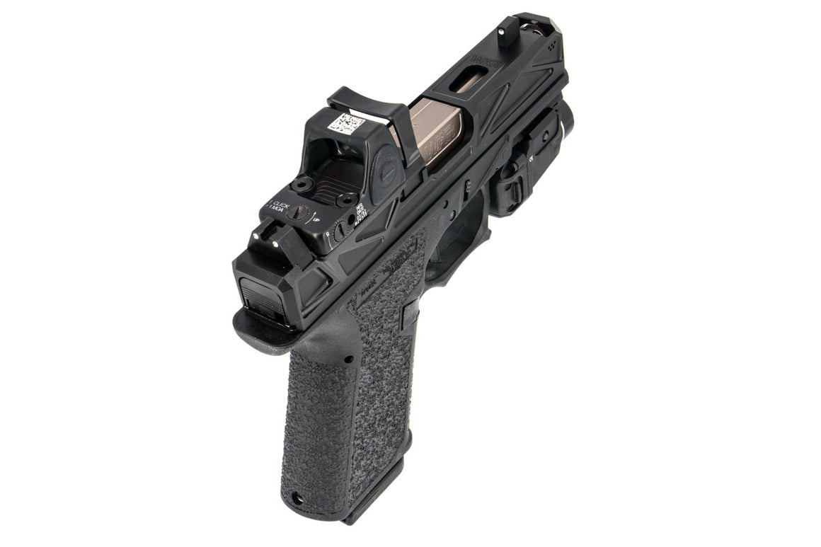 JDG Licensed P80 PF940C x WAR Afterburner RMR Slide Compact Airsoft ( Base with UMAREX / VFC Glock 19 Gen3 ) ( JKTG Custom Made )-Cobalt Gray