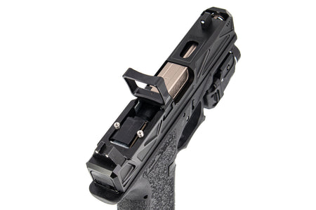 JDG Licensed P80 PF940C x WAR Afterburner RMR Slide Compact Airsoft ( Base with UMAREX / VFC Glock 19 Gen3 ) ( JKTG Custom Made )-Cobalt Gray