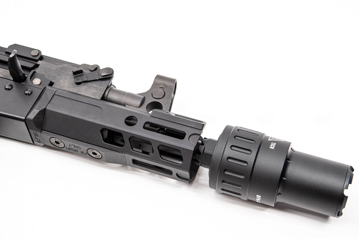 C&C Tac Custom SLR Krink 4” M-LOK Handguard TM AKM GBB with Flame Effect Tracer Unit