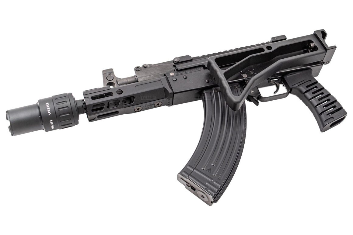 C&C Tac Custom SLR Krink 4” M-LOK Handguard TM AKM GBB with Flame Effect Tracer Unit