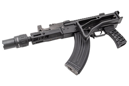 C&C Tac Custom SLR Krink 4” M-LOK Handguard TM AKM GBB with Flame Effect Tracer Unit