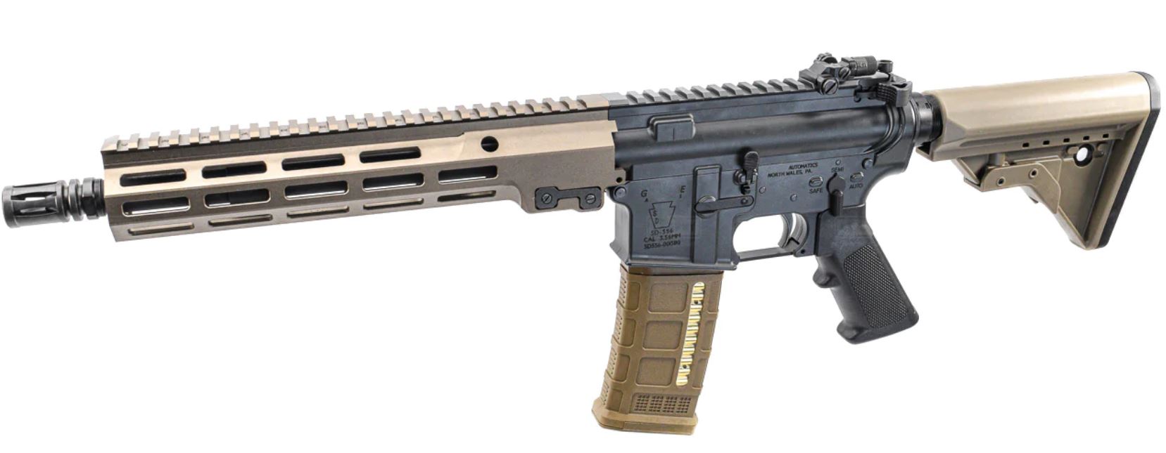 JKA Custom Gei Style MK16 10.5" inch M-LOK MWS GBBR ( Complete Custom Build with T8 SP System Internals )