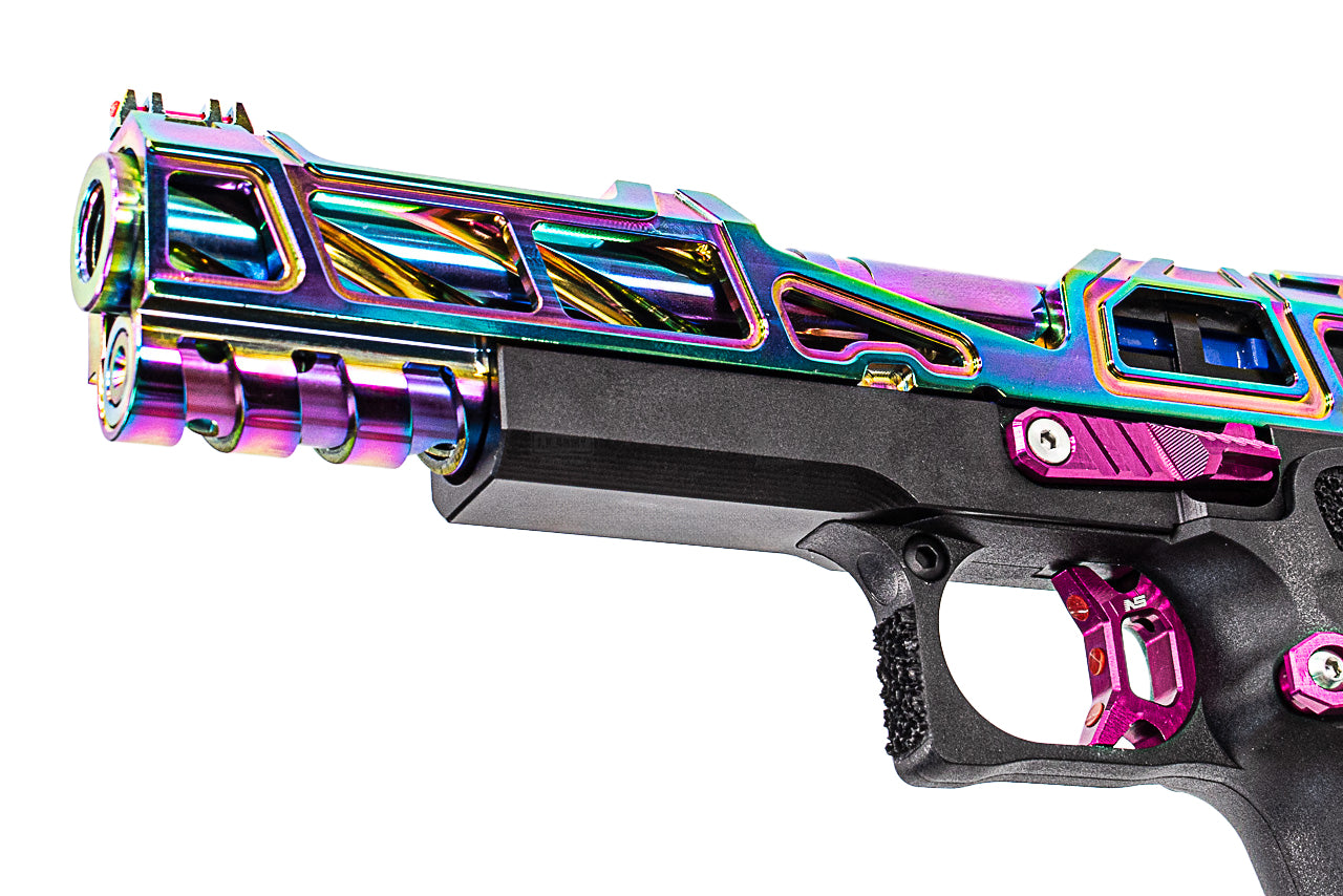 LA Capa & Nexxspeed Rainbow Hyper Tornado Hi-Capa GBB Pistol Airsoft ( JKTG Custom Made )